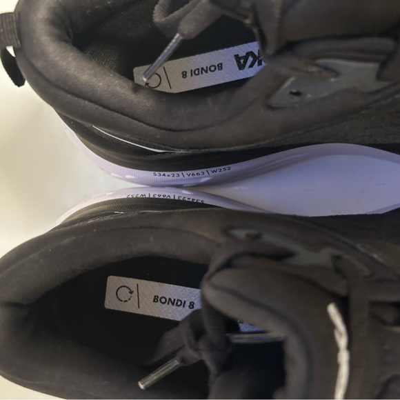 HOKA Bondi 8 Running Training Lace-Up Sneakers Men Sz 9.5 - Picture 8 of 15